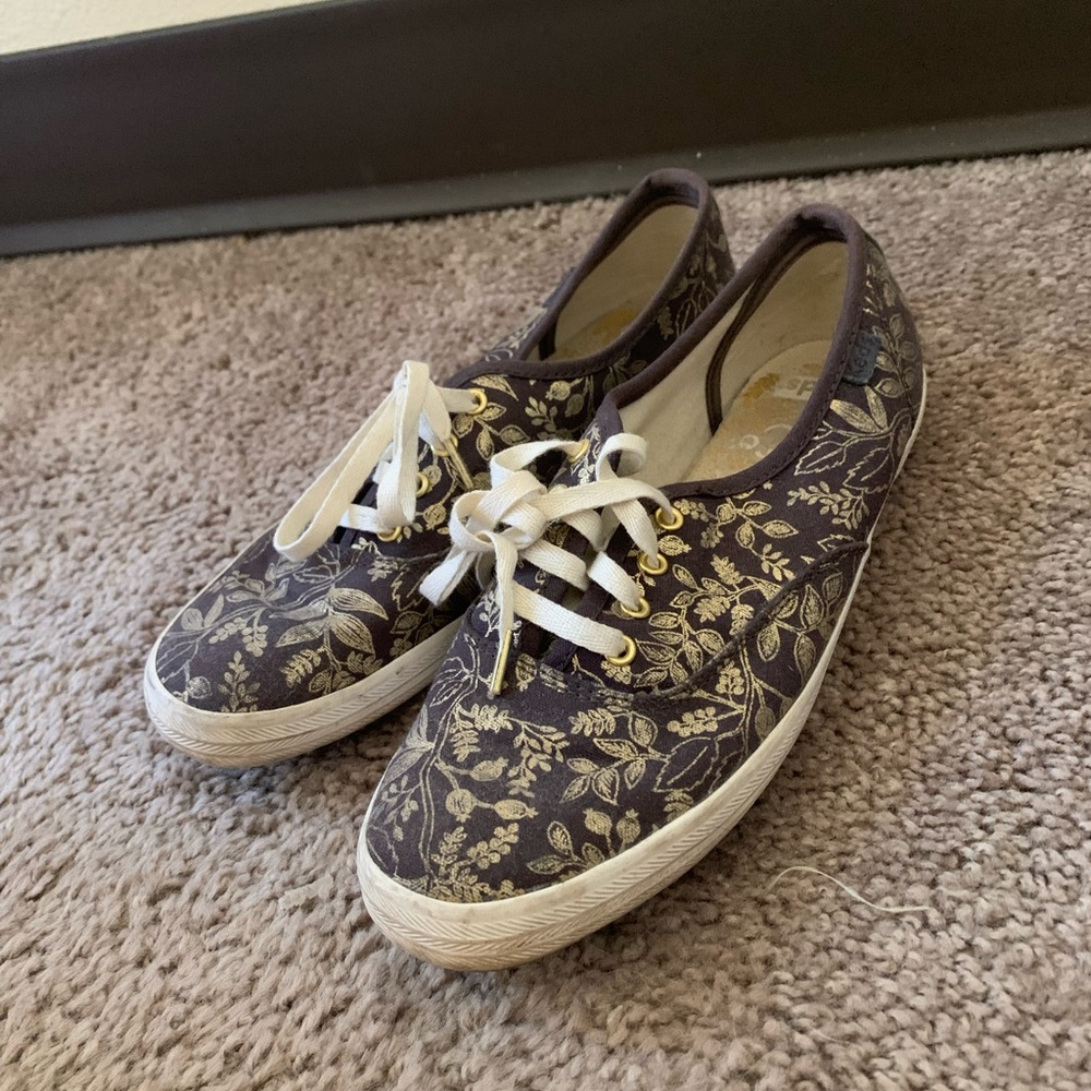 Rifle Paper Co x Keds Champion Queen Anne's Lace Sneaker Womens 6